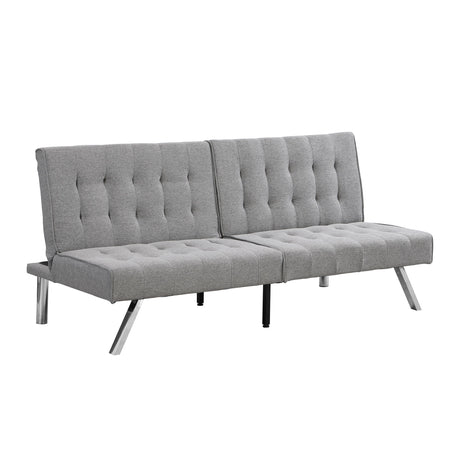 Modern Sofa Bed With Wood Frame And Stainless Legs