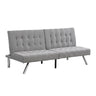 Modern Sofa Bed With Wood Frame And Stainless Legs