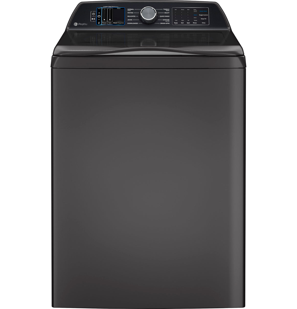 GE Profile(TM) ENERGY STAR(R) 5.3 cu. ft. Capacity Washer with Smarter Wash Technology and FlexDispense(TM) - (PTW905BPTDG)