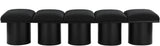 Pavilion - 5 Piece Modular Bench With Black Base
