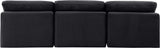 Indulge - Velvet 3 Seat Modular Armless Sofa