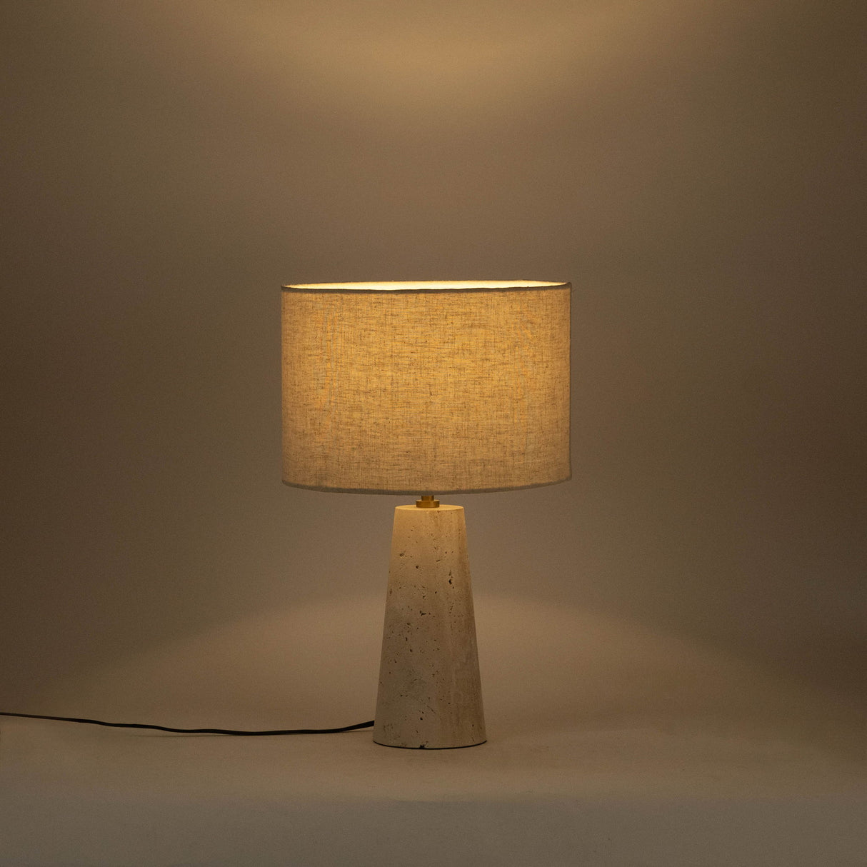 Dolomia - Base And Linen Textured Fabric Shade Table Lamp