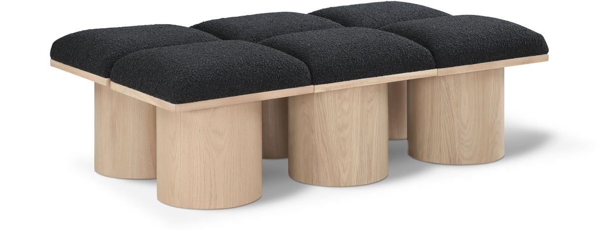 Pavilion - 6 Piece Modular Bench With Natural Base