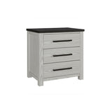 Avery - Nightstand With Top Spacious Drawers, Block Feet - Beige