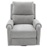 Manual Recliner Massage Chair With Swivel Rocker, 8 Massage Modes, Side Storage Pocket