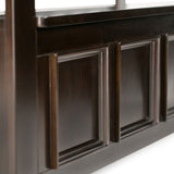 Amherst - Entryway Storage Bench - Hickory Brown