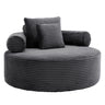 Round Sofa Bed With 3 Pillows For Living Room