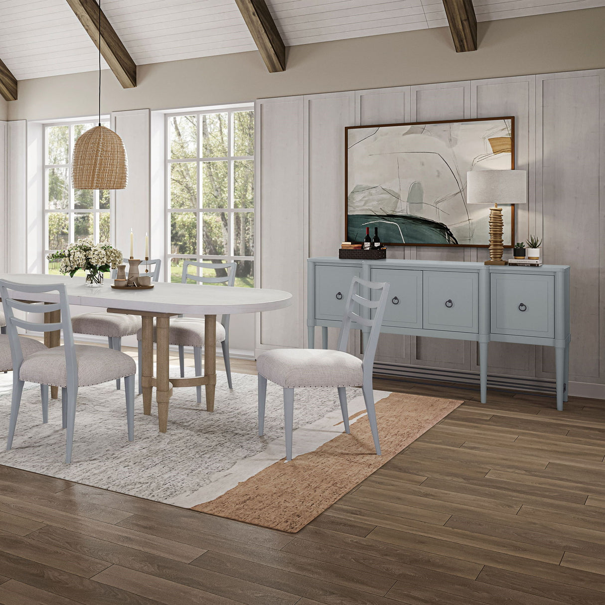 Breakfront - Sideboard - Light Blue