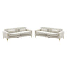 2 Pieces Sofa Sofa Set With Removable Cushions For Home Apartment