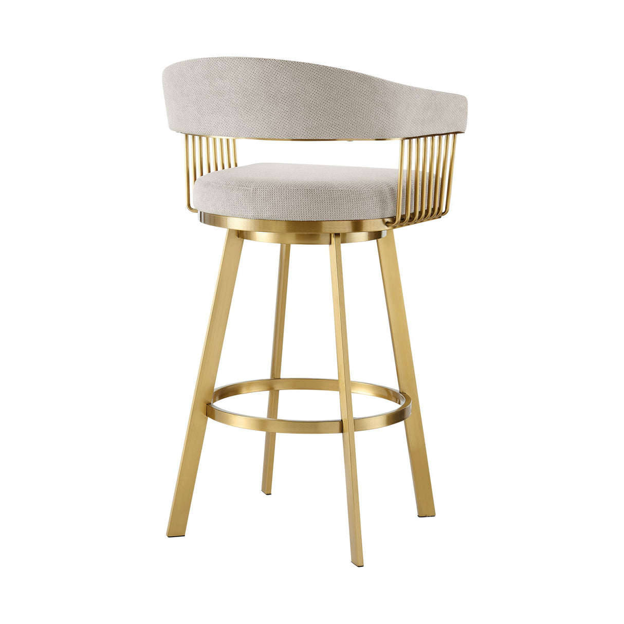 Chelsea - Swivel Fabric Stool