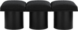 Pavilion - 3 Piece Modular Bench With Black Base
