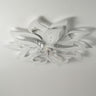 Ceiling Fan With Remote Control And Lights, 6 Speeds, 3 Color Temperatures, Low Profile Flush Mount