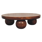 Central Ball Table - Chestnut
