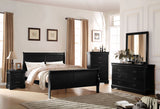 Louis Philippe - Sleigh Style Bed