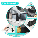 Modern Smart LED Bathroom Faucet With Temperature Digital Display And Pull Down Sprayer