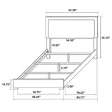 Jeremiah - LED Panel Bed With Touch Controlled Lighting