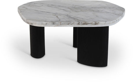 Puglia - Marble Top And Oak Wood Base Table