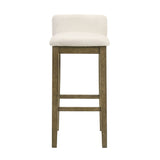 Annikah - Modern Transitional Wood Bar Height Kitchen Bar Stool