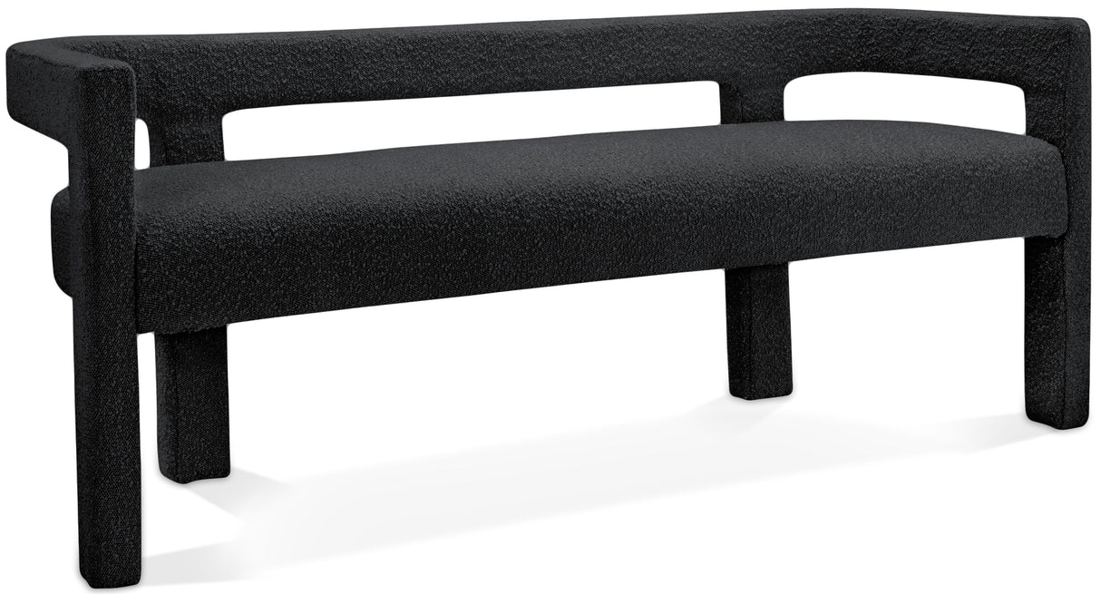 Athena - Boucle Fabric Bench