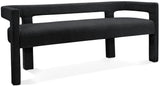 Athena - Boucle Fabric Bench