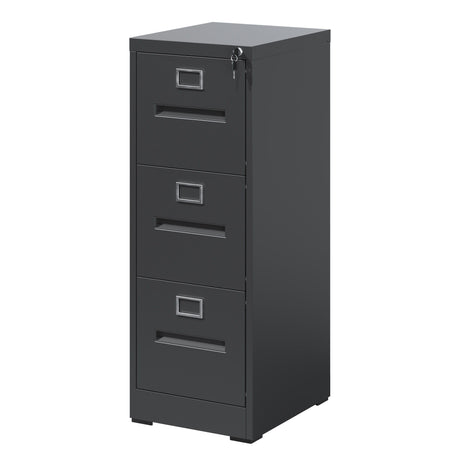 Premium Drawer File Cabinet With Lock, Metal Vertical Design, A4 Legal / Letter Size