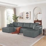U - Shaped Modular Sectional Sofa For Living Room