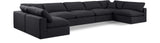 Comfy - 7 Piece Linen Modular Armless Sectional