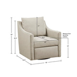 Bedford - Swivel Armchair - Natural
