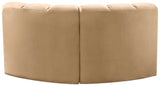 Arc - Velvet 2 Piece Modular Sofa