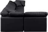 Indulge - Faux Leather 5 Piece Modular Sectional