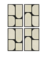 Icon - Mango Wood 4 Piece Wall Art