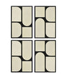 Icon - Mango Wood 4 Piece Wall Art