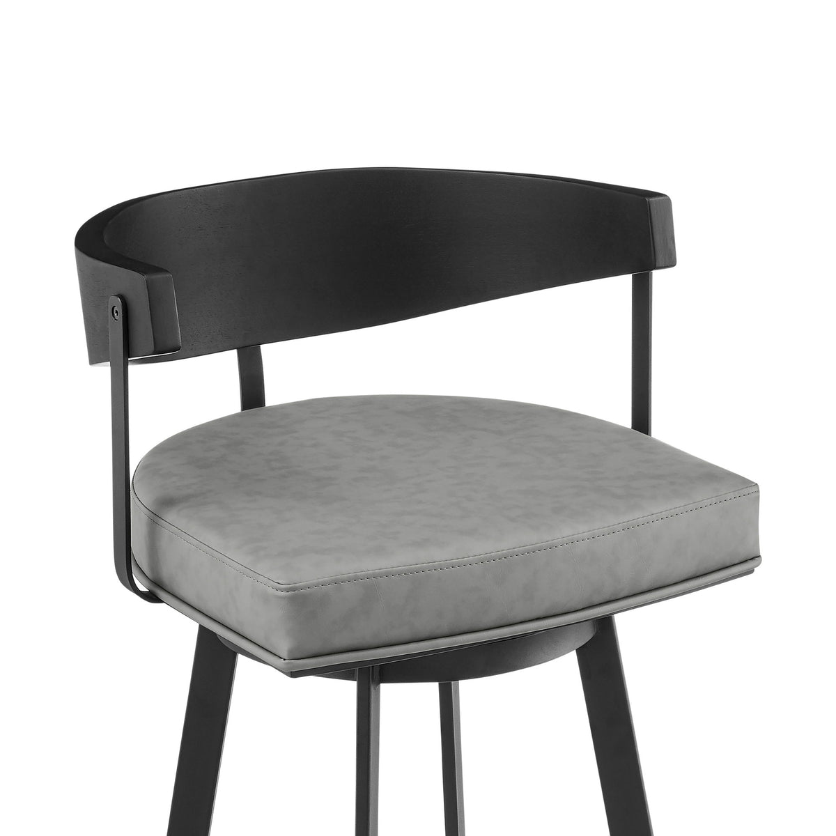 Lacey - Swivel Bar Stool - Black