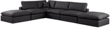 Comfy - 6 Piece Faux Leather Modular Sectional
