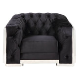 Pyroden - Chair - Black Velvet & Chrome
