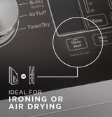 GE GTD58GBPVDG dryer paired with matching top load washer