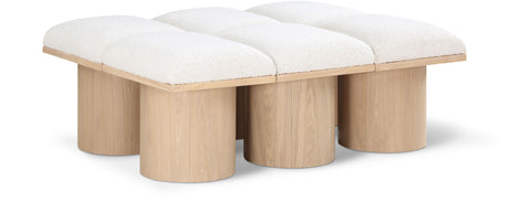 Pavilion - 6 Piece Modular Bench With Natural Base