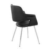 Vintage Flair - Chair (Set of 2) - Chrome Legs