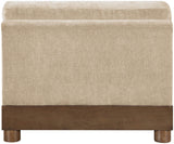 Turin - Chenille Fabric Upholstered Modular Armless Chair