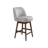 Sadie - Solid Wood Upholstered 26" Counter Height Swivel Barstool