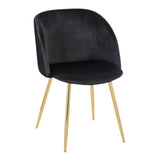 Luna - Pleated Contemporary Chair (Set of 2)