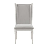 Katia - Side Chair (Set of 2) - Gray / White