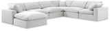 Comfy - 7 Piece Velvet Modular Sectional With Chaise