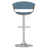 Sheldon - Upholstered Adjustable Swivel Bar Stool