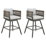 Alegria - Outdoor Patio Swivel Bar Stool Set