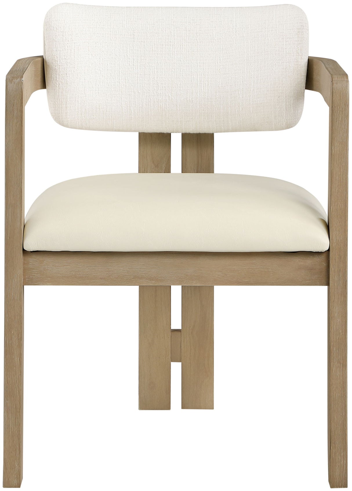 Ravina - Upholstered Dining Chair With Stained Natural Base (Set of 2)
