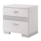 Naima II - Nightstand - White High Gloss