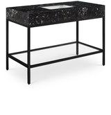 Marmo - Engineered Marble Bathroom Vanity With Black Base