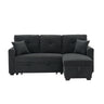 Sleeper Sectional With Pull Out Bed, Reversible Chaise