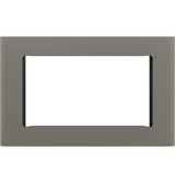 GE Profile JX9153EJES 30 inch built-in microwave trim kit in Slate front view